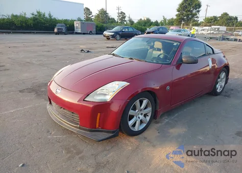 2004 Nissan 350Z Touring z USA, uszkodzony, nr VIN JN1AZ34E94T060058